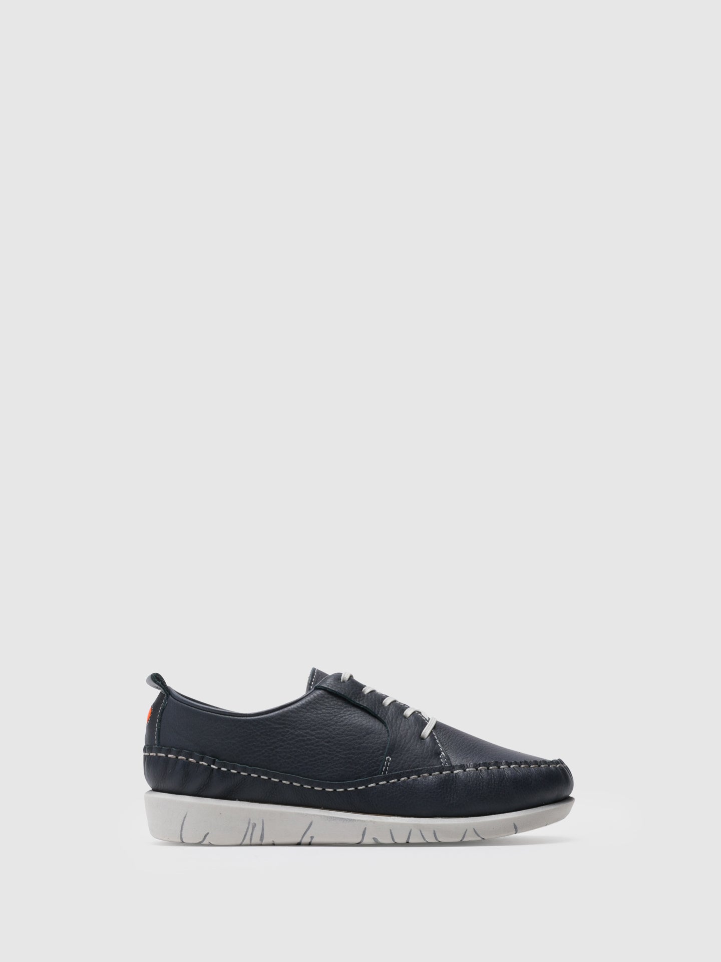 Softinos Navy Lace-up Trainers